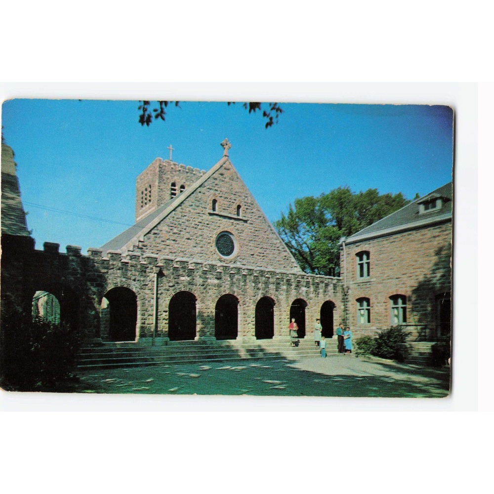 Vintage St Michael and All Angels Episcopal Church Anniston Alabama Postcard VG